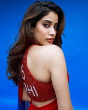 Beautiful Janhvi Kapoor in a Manish Malhotra Two Toned Cricket Themed Saree with a Sleeveless Blouse Pictures 09 Beautiful Janhvi Kapoor in a Manish Malhotra Two Toned Cricket Themed Saree with a Sleeveless Blouse Pictures 09