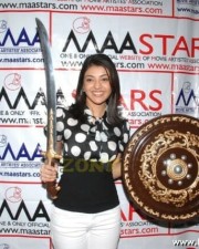 Kajal Aggarwal 37 Beautiful Kajal In Magadheera Sword And Shield Auction Event Photos