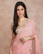Beautiful Katrina Kaif in Pink Saree Photos 02