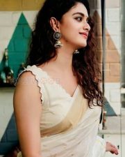 Beautiful Keerthy Suresh Onam Saree Photos 03 Beautiful Keerthy Suresh Onam Saree Photos 03