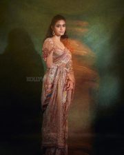 Beautiful Keerthy Suresh in a Multicolored Phulkari Inspired Saree Photos 04 Beautiful Keerthy Suresh in a Multicolored Phulkari Inspired Saree Photos 04