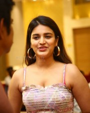 Beautiful Nidhhi Agerwal at Hero Movie Thank You Meet Photos 18