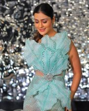 Beautiful Payal Rajput in a Sky Blue Designer Dress Photos 01