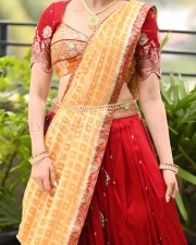 Beautiful Pranitha Subhash in a Traditional Saree Pictures 01