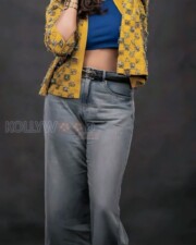 Beautiful Priya Bhavani Shankar in a Mustard Colored Top and Grey Pant Photos 01