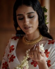 Beautiful Priya Prakash Varrier in a Floral Outfit Photos 01