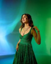 Beautiful Priya Prakash Varrier in a Green Anarkali Dress Photos 01 Beautiful Priya Prakash Varrier in a Green Anarkali Dress Photos 01