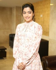 Beautiful Rashmika Mandanna Floral Dress Pictures