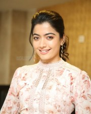 Beautiful Rashmika Mandanna Floral Dress Pictures