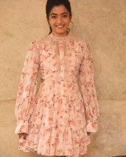 Beautiful Rashmika Mandanna Floral Dress Pictures