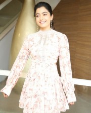 Beautiful Rashmika Mandanna Floral Dress Pictures