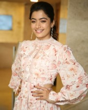 Beautiful Rashmika Mandanna Floral Dress Pictures