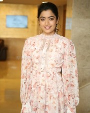 Beautiful Rashmika Mandanna Floral Dress Pictures