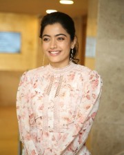 Beautiful Rashmika Mandanna Floral Dress Pictures