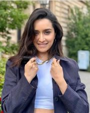 Beautiful Shraddha Kapoor in a Denim Tank Top and Denim Pant with a Matching Denim Jacket Photos 02