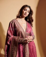 Beautiful and Classy Pooja Hegde in a Sexy Cleavage Revealing Photoshoot Pictures 04