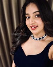 Beauty in Black Malavika Menon in a Sleeveless Dress Pictures 02