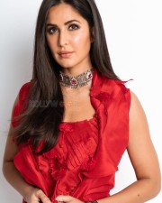 Birthday Beauty Katrina Kaif in a Red Dress Pictures 01
