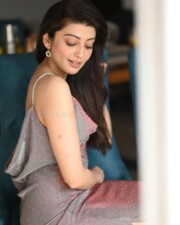 Bold Actress Pranitha Subhash Backless Photos 07