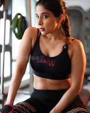 Bold Actress Sakshi Agarwal in a Black Sports Crop Top And Fishnet Leggings Photos 03 Bold Actress Sakshi Agarwal in a Black Sports Crop Top And Fishnet Leggings Photos 03