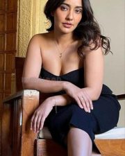 Bold Neha Sharma in a Black Corset Bodycon Dress Picture 01