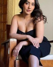 Bold Neha Sharma in a Black Corset Bodycon Dress Picture 01