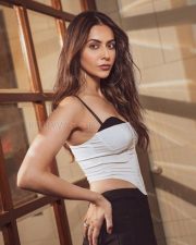 Bold Rakul Preet Singh in a Black and White Corset Top with a Black Cargo Pants Photos 02 Bold Rakul Preet Singh in a Black and White Corset Top with a Black Cargo Pants Photos 02