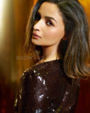 Bollywood Diva Alia Bhatt in an Espresso Brown Shimmering Dress at Koffee with Karan Season 8 Photos 02 Bollywood Diva Alia Bhatt in an Espresso Brown Shimmering Dress at Koffee with Karan Season 8 Photos 02