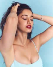 Bombshell Beauty Disha Patani in a Powder Blue Bodycon Gown Pictures 03