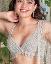 Breathtaking Rashmika Mandanna in a Grey Lehenga Photos 01