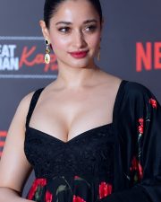 Breathtaking Tamannaah Bhatia Cleavage in a Black Embroidered Sweetheart Dress Photos 03 Breathtaking Tamannaah Bhatia Cleavage in a Black Embroidered Sweetheart Dress Photos 03