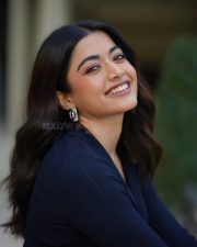 Business Beauty Rashmika Mandanna in a Professional White Shirt Photoshoot Pictures 07