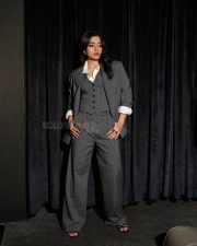 Business Beauty Rashmika Mandanna in a Professional White Shirt Photoshoot Pictures 08