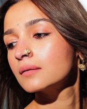 Cannes 2026 Actress Alia Bhatt in a Ivory Embroidered Saree Photos 04