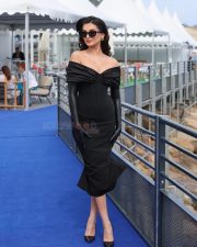 Cannes 2026 Actress Tara Sutaria in a Black Off Shoulder Corset Gown Photos 03 1