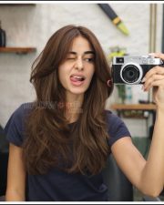 Charming Actress Ananya Panday in a Navy Blue Casual T Shirt Photos 01 Charming Actress Ananya Panday in a Navy Blue Casual T Shirt Photos 01