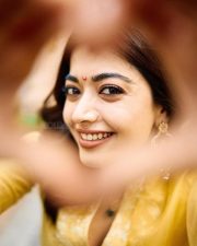 Chhaava Actress Rashmika Mandanna Cute in a Yellow Salwar Photos 03 Chhaava Actress Rashmika Mandanna Cute in a Yellow Salwar Photos 03
