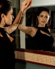Chhorii 2 Actress Nushrratt Bharuccha in a Dark Dramatic Costume Photos 03