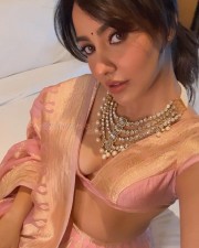 Chic Neha Sharma Cleavage in a Traditional Dress Photos 01