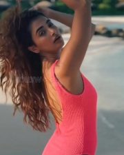 Chocolate Beauty Pooja Hegde in a Hot Pink Bikini Photos 03 Chocolate Beauty Pooja Hegde in a Hot Pink Bikini Photos 03