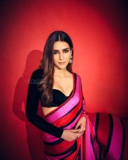 Colorful Kriti Sanon in a Vibrant Manish Malhotra Saree Photos 02 Colorful Kriti Sanon in a Vibrant Manish Malhotra Saree Photos 02