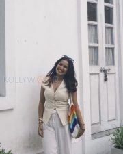 Cute Anikha Surendran in Pondy Girls Trip Pictures 02
