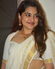 Cute Nivetha Thomas Onam Saree Photos 01