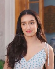 Cute Shraddha Kapoor in a Floral Mini Tie Shoulder Cami Dress Pictures 04