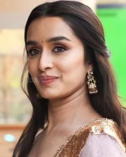 Cute Shraddha Kapoor in a Traditional Salwar Kameez Photos 01