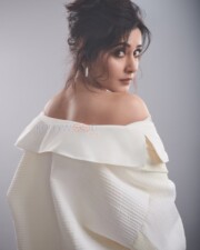 Cutie Beauty Raashii Khanna in an Off Shoulder Cream Top Pictures 02