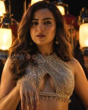Dazzling Actress Catherine Tresa in a Gold Embellished Halter Crop Top Photos 01 Dazzling Actress Catherine Tresa in a Gold Embellished Halter Crop Top Photos 01