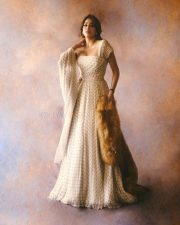 Dazzling Janhvi Kapoor in a Miu Miu One Shoulder Ivory Gown Pictures 06 Dazzling Janhvi Kapoor in a Miu Miu One Shoulder Ivory Gown Pictures 06