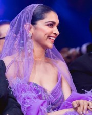 Deepika Padukone in a Purple Dress Picture 01