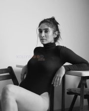 Deepti Sati in a Black One Piece Swimsuit Photos 01